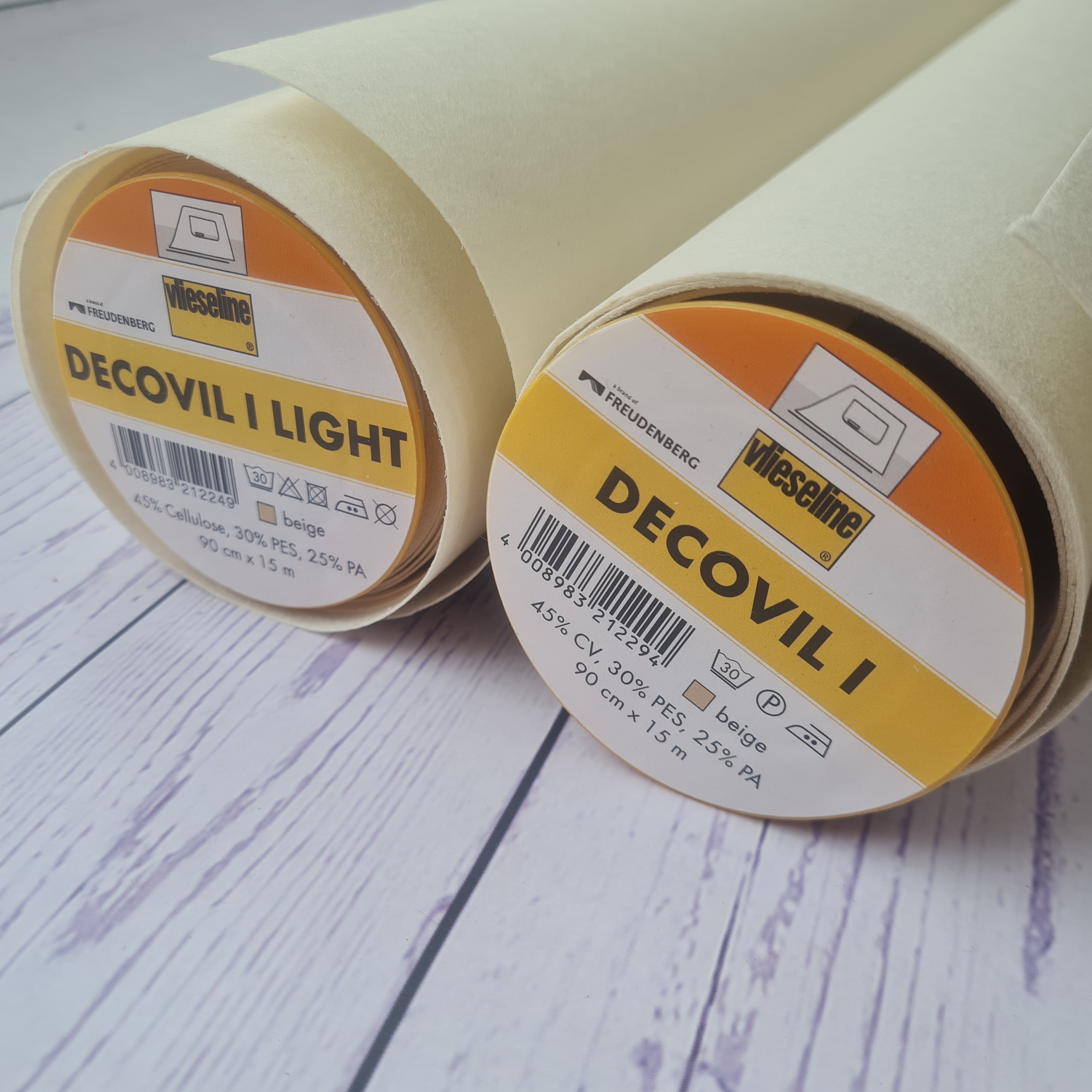 Decovil 1 and Decovil light: Fusible Interfacing/Interlining heavy Vil