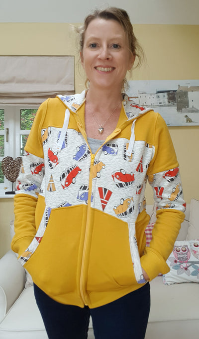 Review of the Carmen hoodie pattern by Simply Sewing