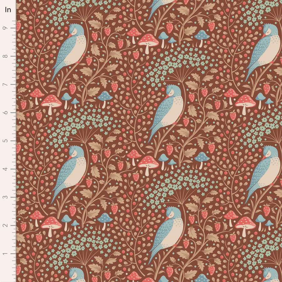 Tilda Hibernation Pecan fabrics the Fat quarter - cotton fabric.