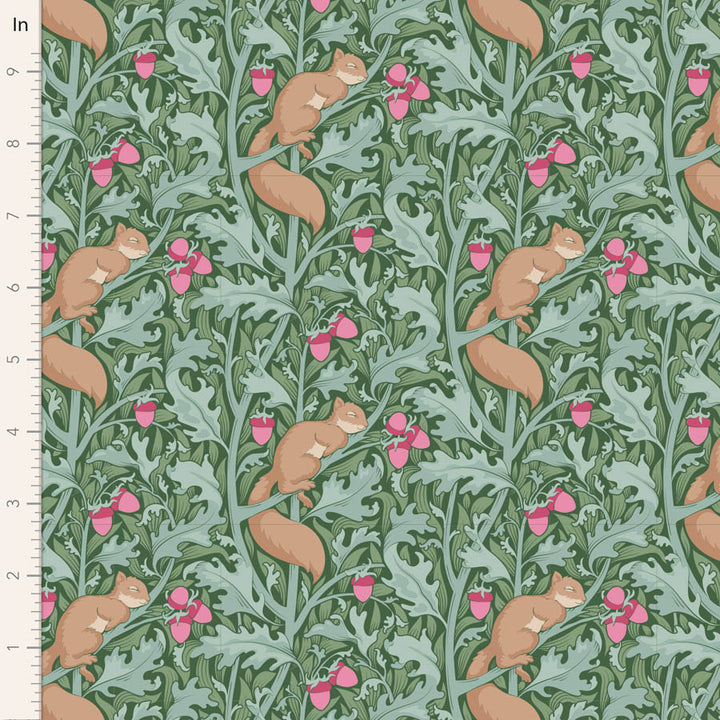 Tilda Hibernation Sage green fabrics the Fat quarter - cotton fabric.