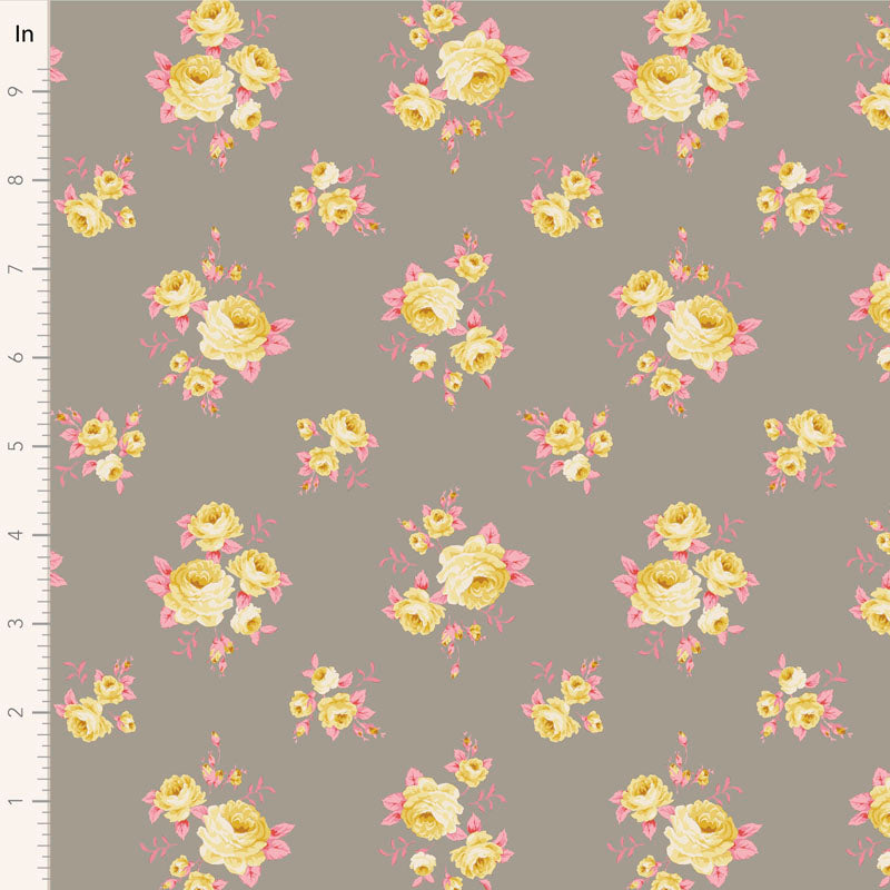 Tilda Sunday Brunch fabric roll jellyroll fabrics. Floral quilting fabrics. 40pcs 2.5" x 43"