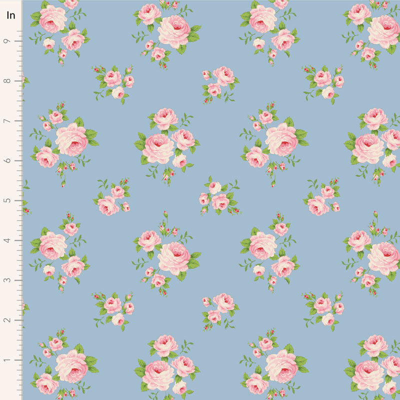 Tilda Sunday Brunch fabric roll jellyroll fabrics. Floral quilting fabrics. 40pcs 2.5" x 43"