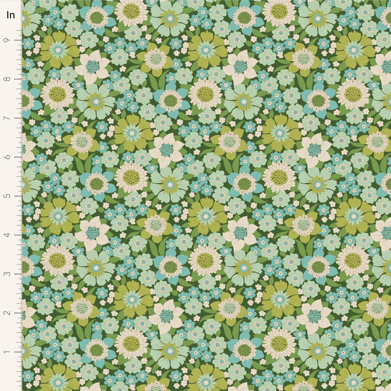 Tilda Wallflower floral fabrics fat eighth bundle of 20 cotton fabrics