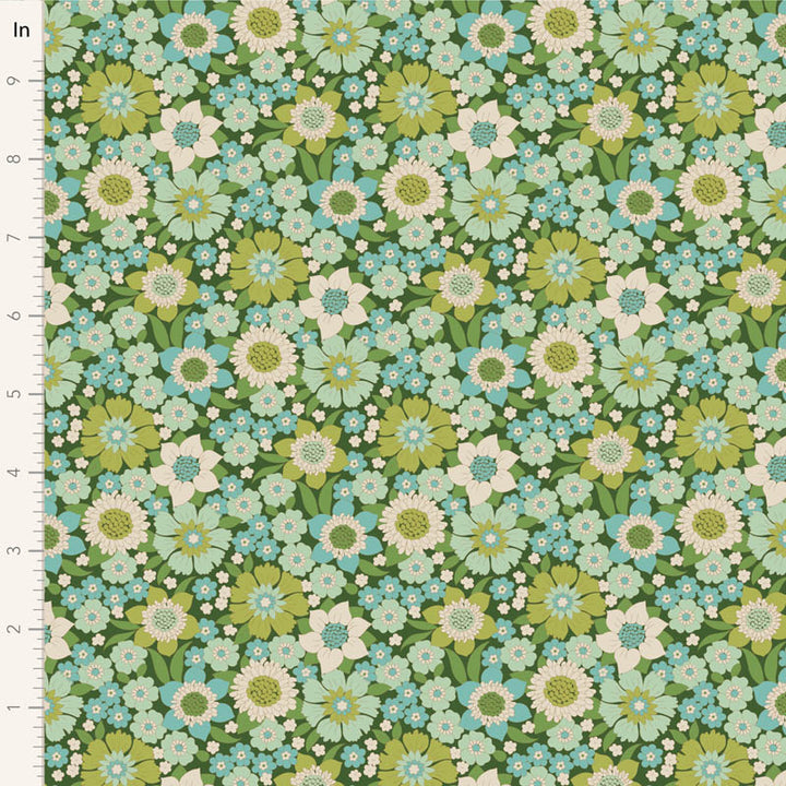Tilda Wallflower floral fabrics fat eighth bundle of 20 cotton fabrics