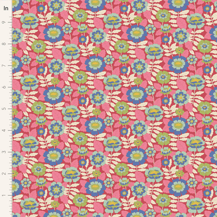 Tilda Wallflower floral fabrics fat eighth bundle of 20 cotton fabrics