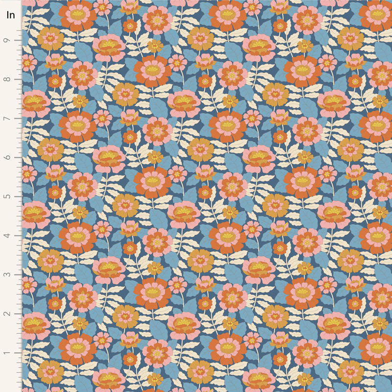 Tilda Wallflower floral fabrics fat eighth bundle of 20 cotton fabrics