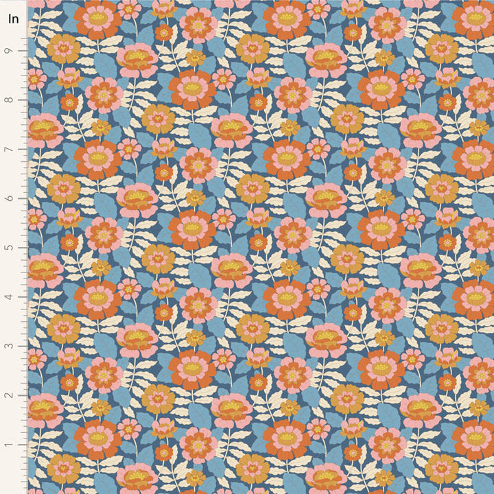 Tilda Wallflower floral fabrics fat eighth bundle of 20 cotton fabrics