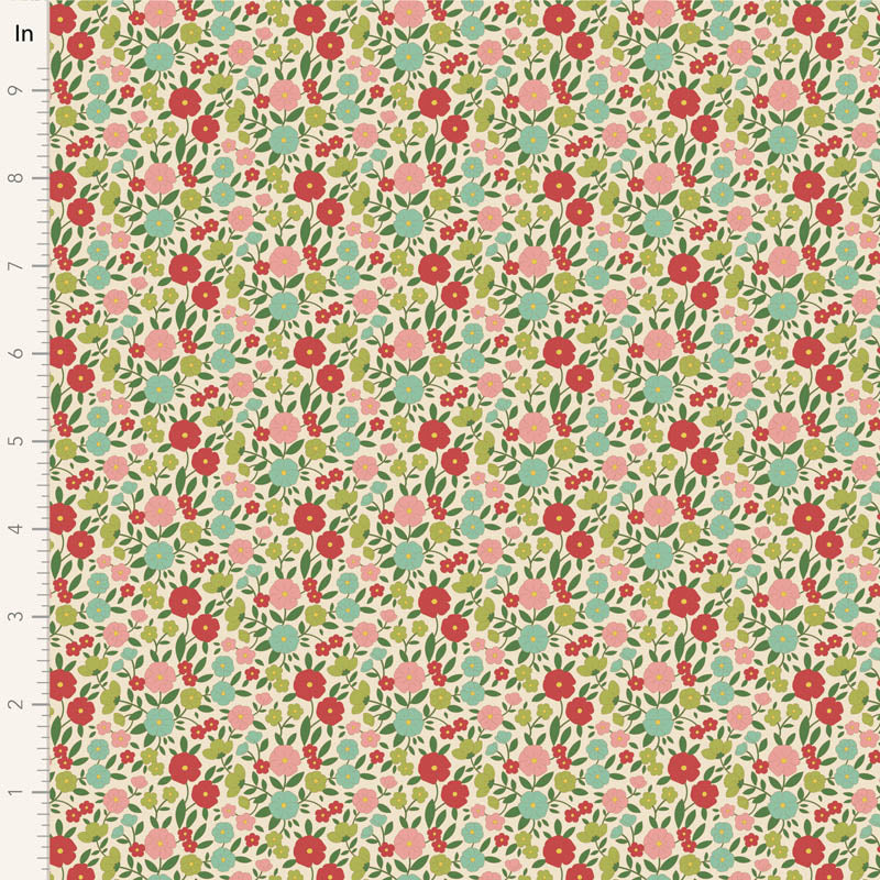 Tilda Wallflower floral fabrics fat eighth bundle of 20 cotton fabrics
