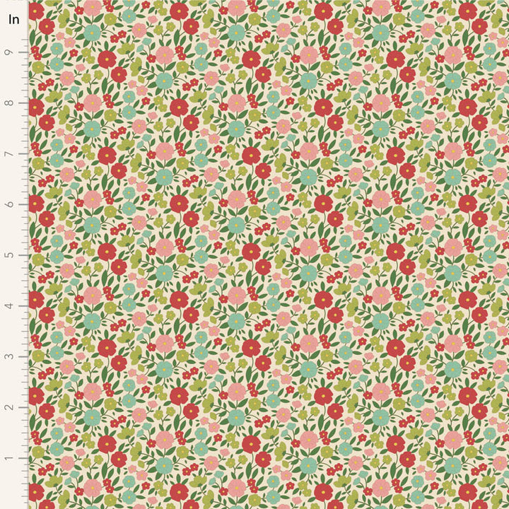 Tilda Wallflower floral fabrics fat eighth bundle of 20 cotton fabrics