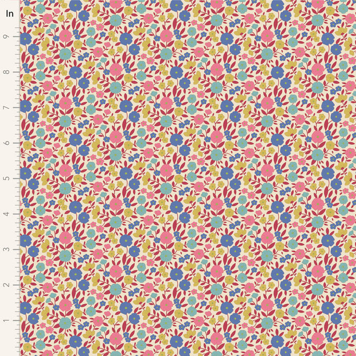 Tilda Wallflower floral fabrics fat eighth bundle of 20 cotton fabrics