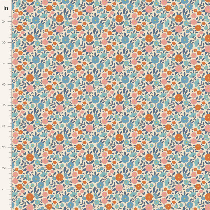 Tilda Wallflower floral fabrics fat eighth bundle of 20 cotton fabrics
