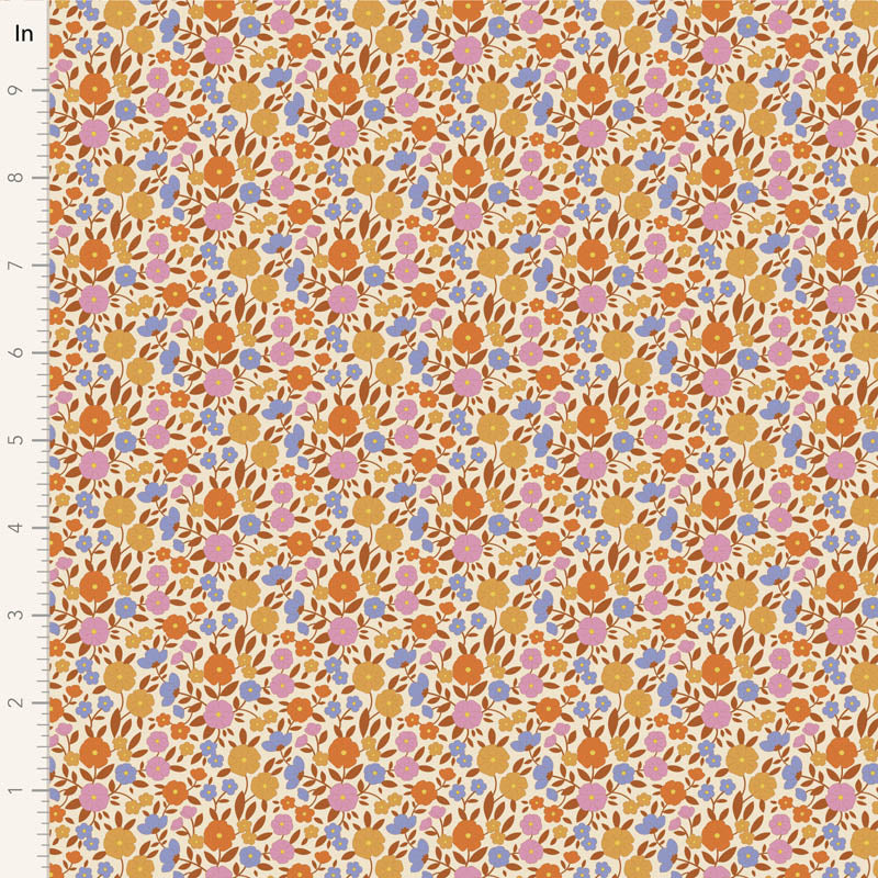 Tilda Wallflower floral fabrics fat eighth bundle of 20 cotton fabrics