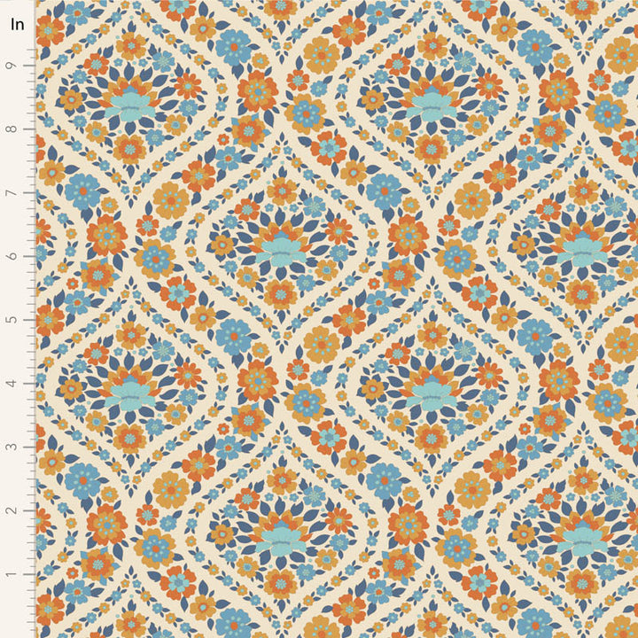 Tilda Wallflower floral fabrics fat eighth bundle of 20 cotton fabrics