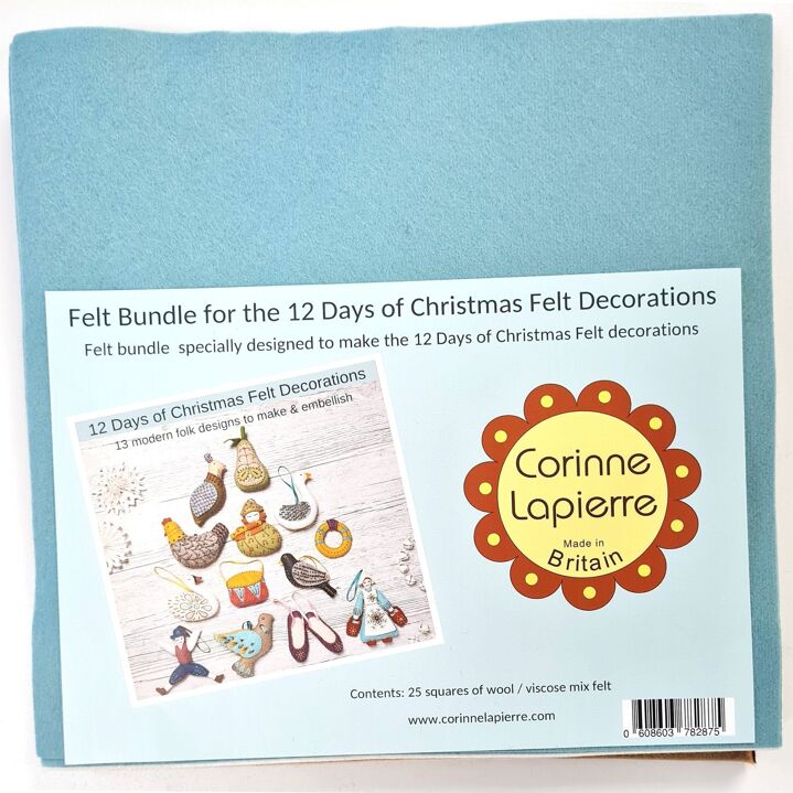 12 Days of Christmas Book/ Felt/ Complete Kit, Corinne Lapierre, UK.