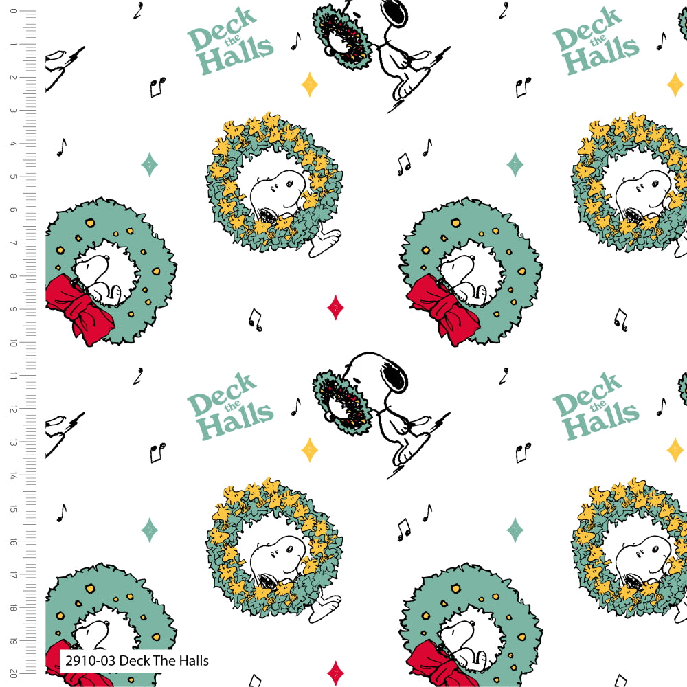 Snoopy's Christmas - Peanuts - 4pk 100% cotton Fat Quarter bundle
