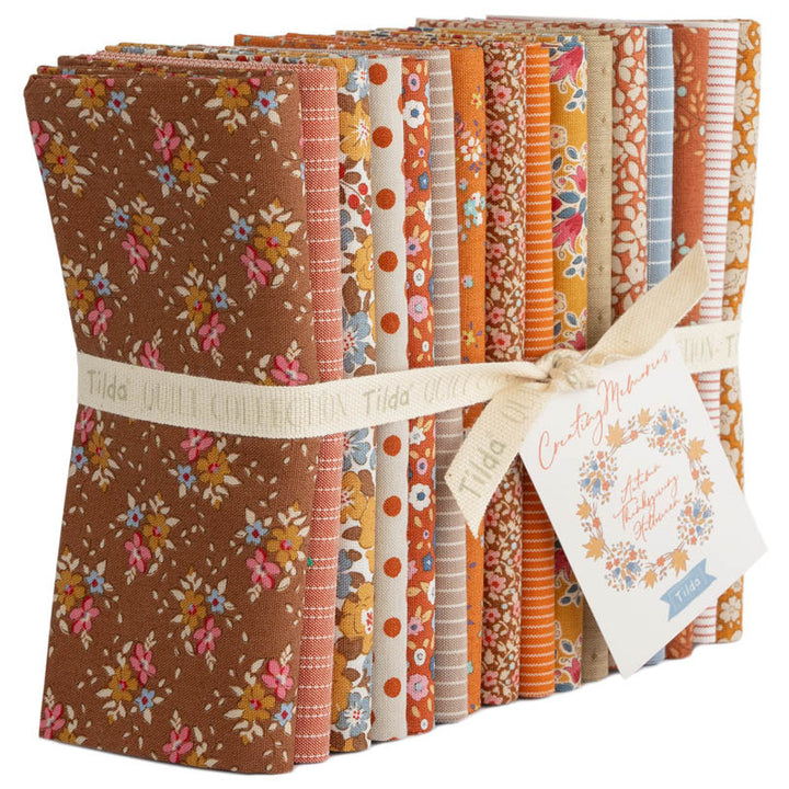 Tilda Creating Memories Fat Quarter bundle: 15 cotton fabrics.