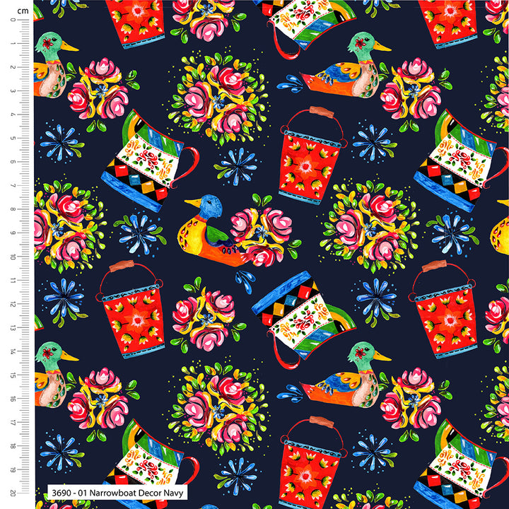 Bohemian Waters by Debbie Shore - Organic Cotton Fat Quarter Bundle quilting 100% Cotton Fabrics.