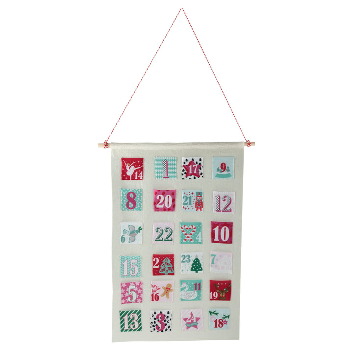 Make-Your-Own Advent Calendar Kit: Red and Blue - larger design