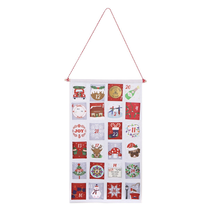 Make-Your-Own Advent Calendar Kit: Red and Blue - larger design