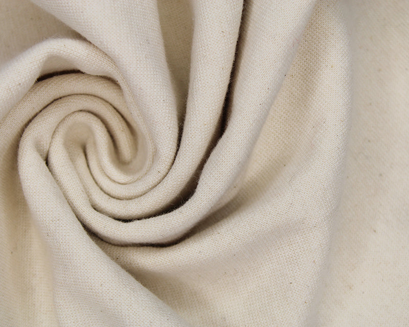 Tubular jersey ribbing knit cotton Oeko-Tex fabric. Ribbed cuffing, waistbands per metre
