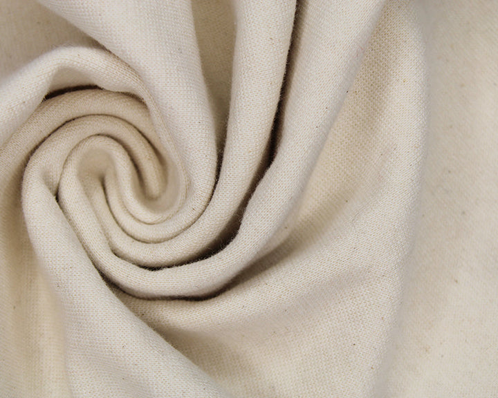 Tubular jersey ribbing knit cotton Oeko-Tex fabric. Ribbed cuffing, waistbands per metre