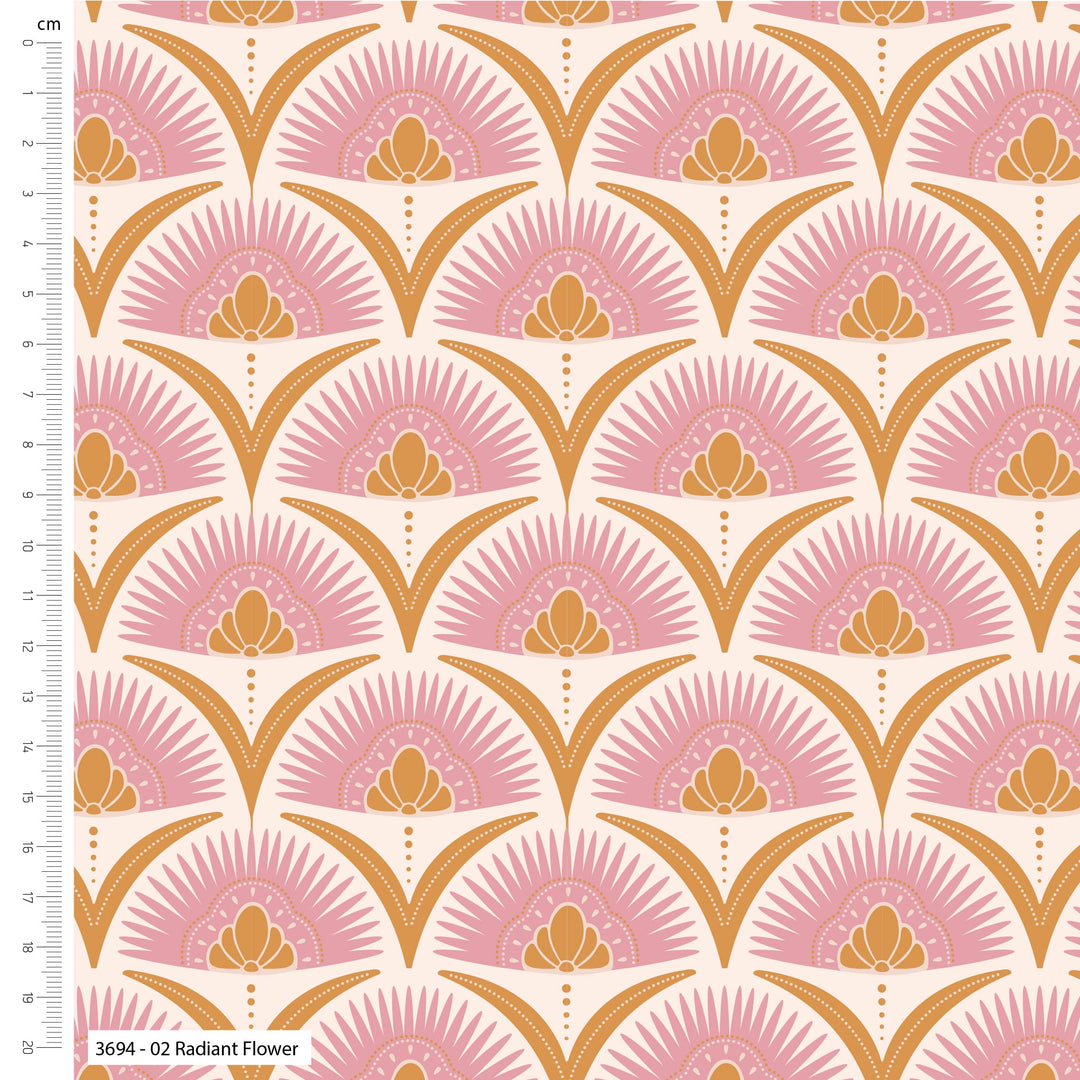 Art Deco Blooms Cotton Fat Quarter Bundle quilting 100% Cotton Fabric