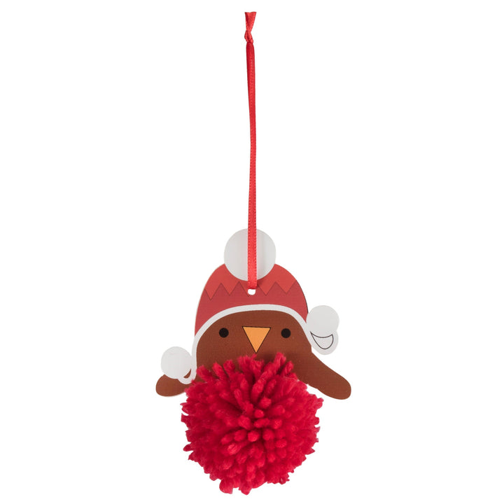 Trimits Pom-pom craft kit Christmas decoration, great stocking filler. Kids, adults.