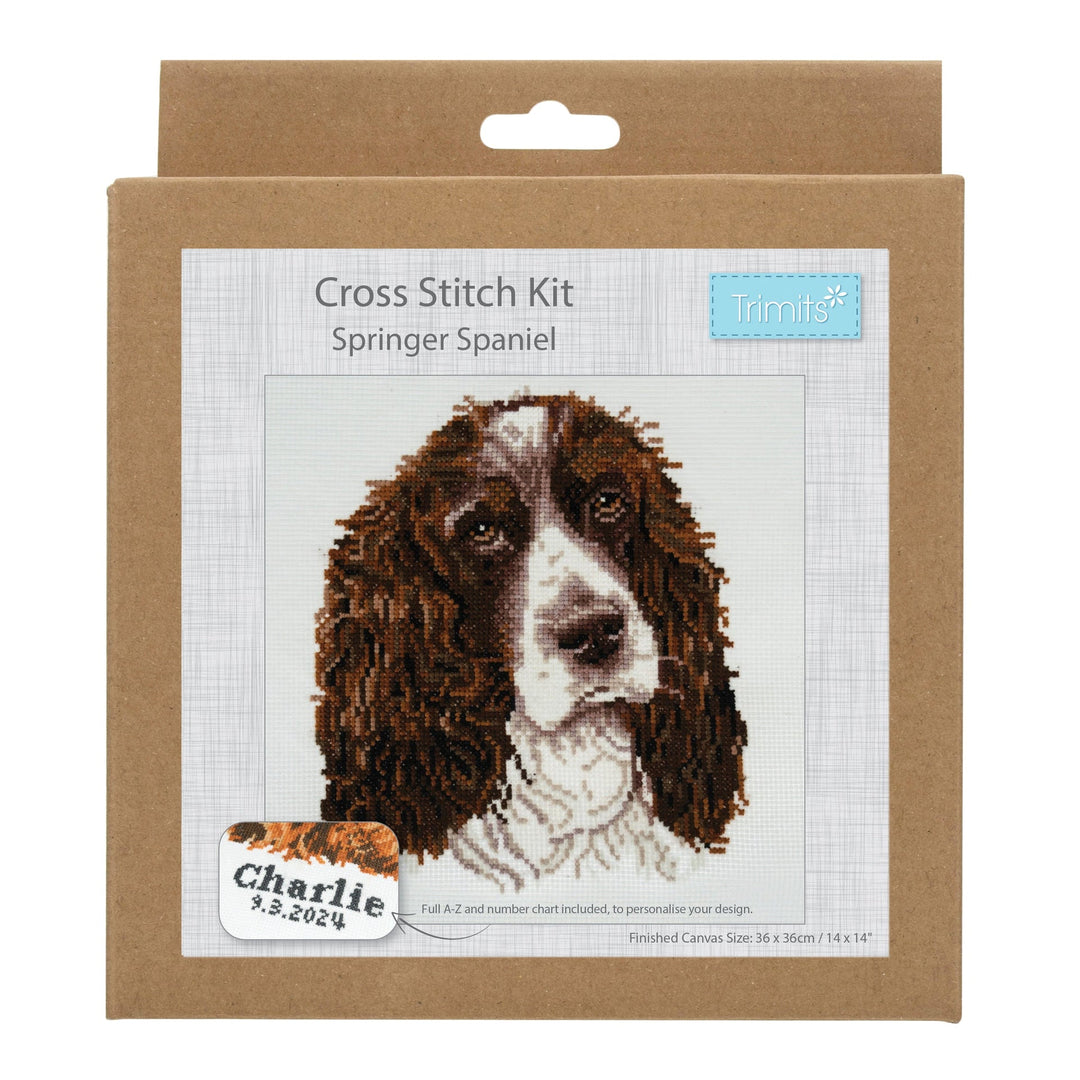 Large Counted Cross Stitch Kit - Springer Spaniel