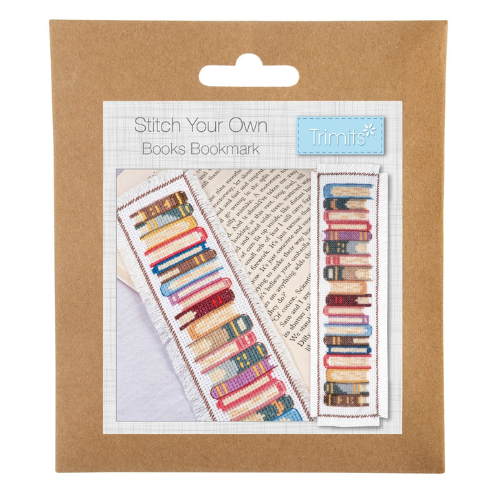 Bookmark Counted Cross Stitch Kit - Books