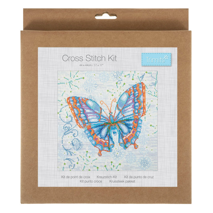 Large Counted Cross Stitch Kit - Butterfly