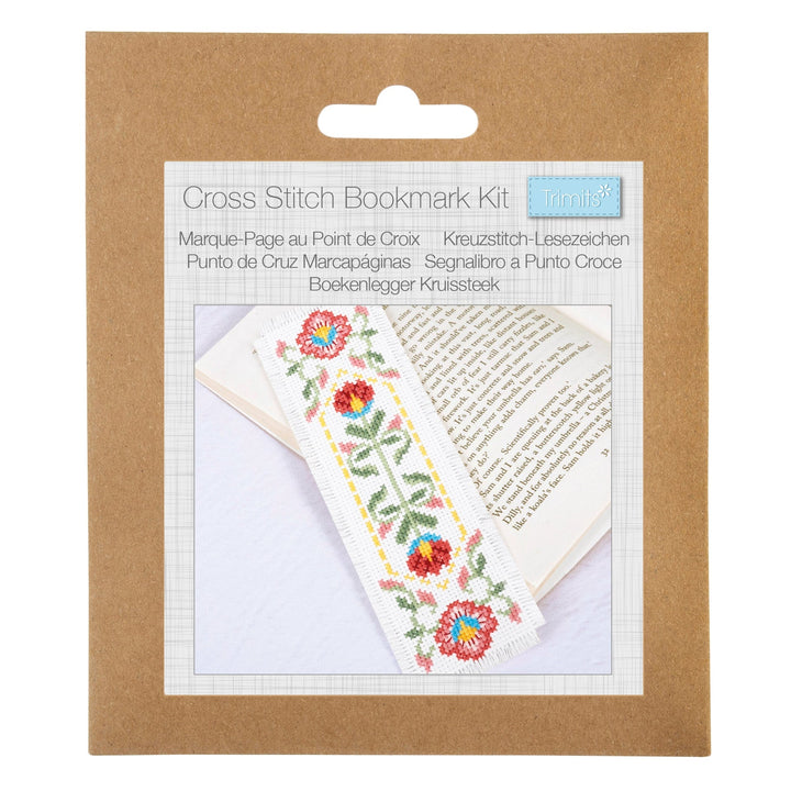 Bookmark Counted Cross Stitch Kit - Blooms
