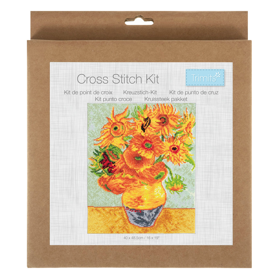Large Counted Cross Stitch Kit - Autumn Bloom