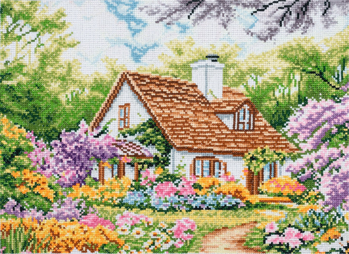 Large Counted Cross Stitch Kit - House