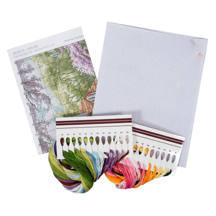Large Counted Cross Stitch Kit - House