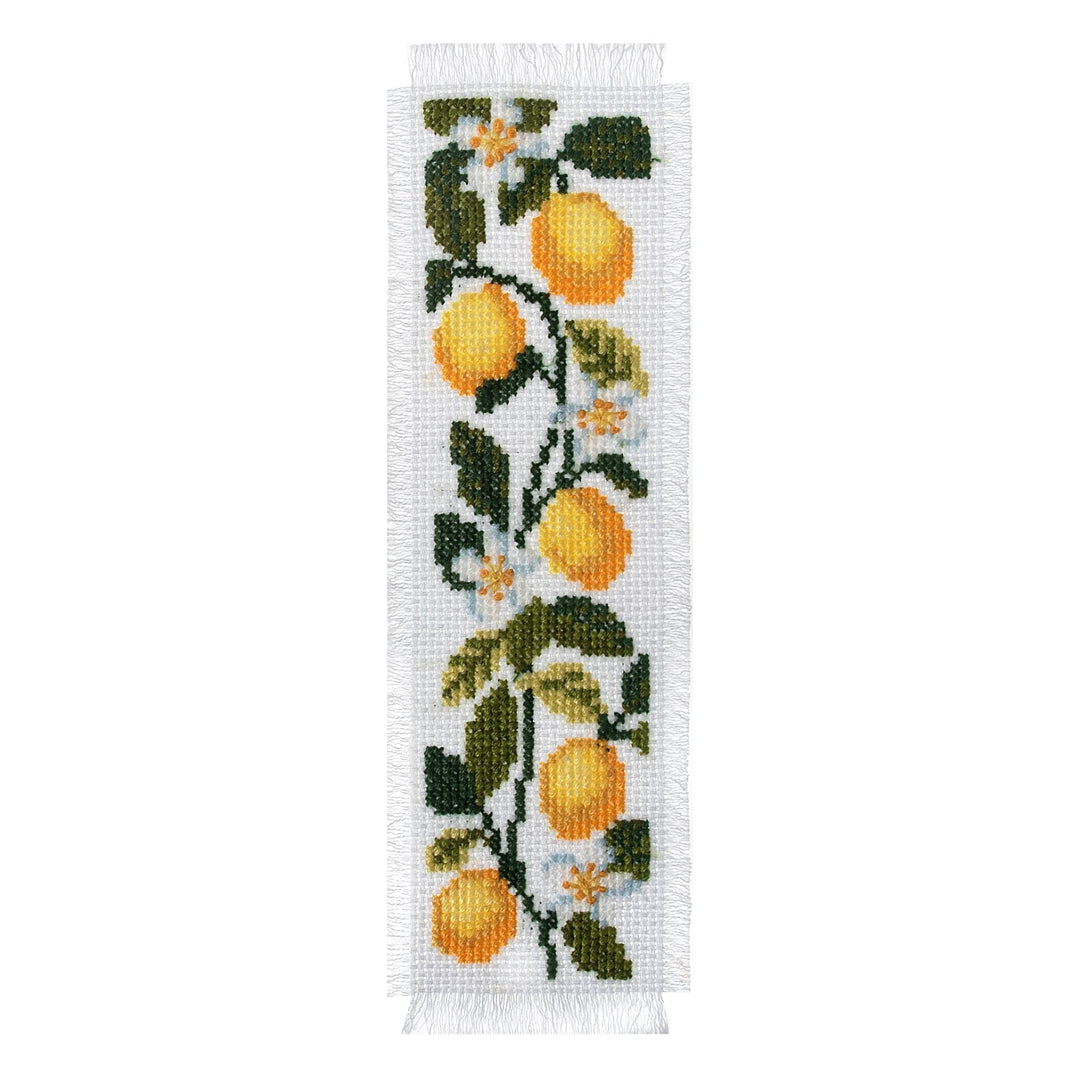 Bookmark Counted Cross Stitch Kit - Lemon