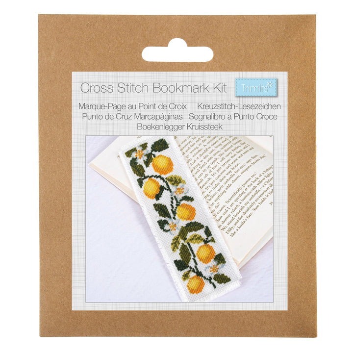 Bookmark Counted Cross Stitch Kit - Lemon