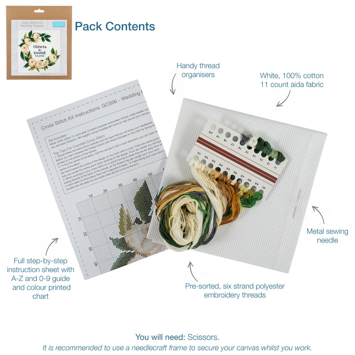 Large Counted Cross Stitch Kit - Celebration Wreath