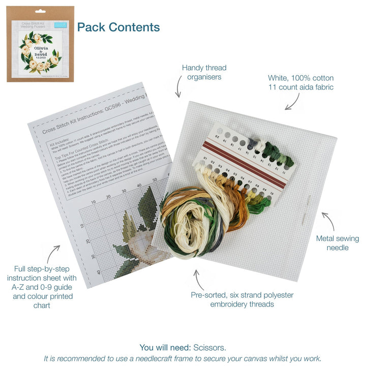 Large Counted Cross Stitch Kit - Celebration Wreath