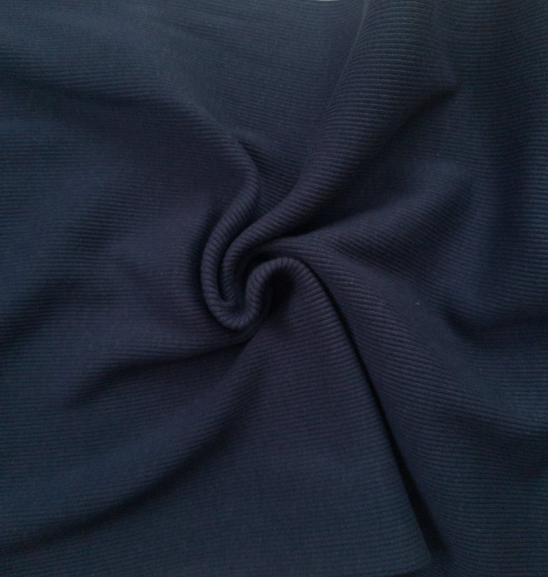 Tubular jersey ribbing knit cotton Oeko-Tex fabric. Ribbed cuffing, waistbands per metre