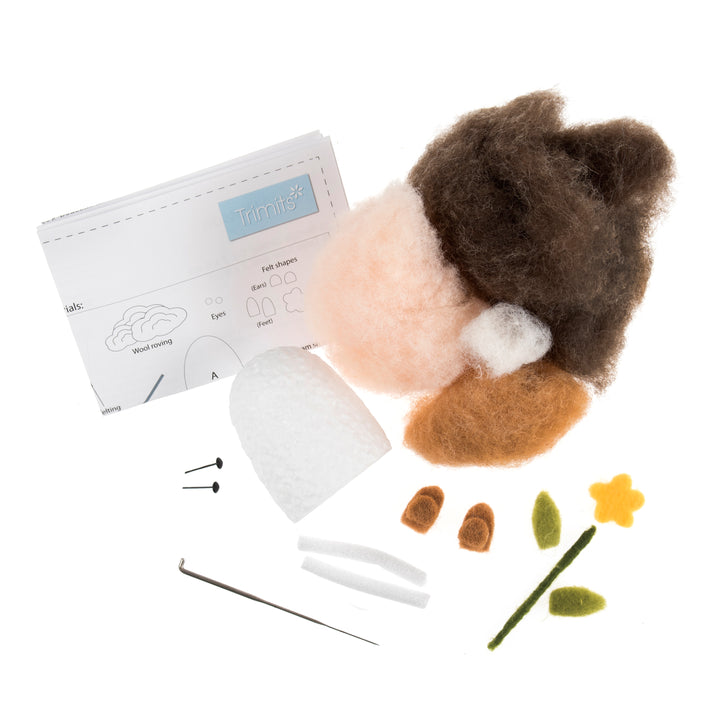 Needle Felting Craft Kit - Hedgehog