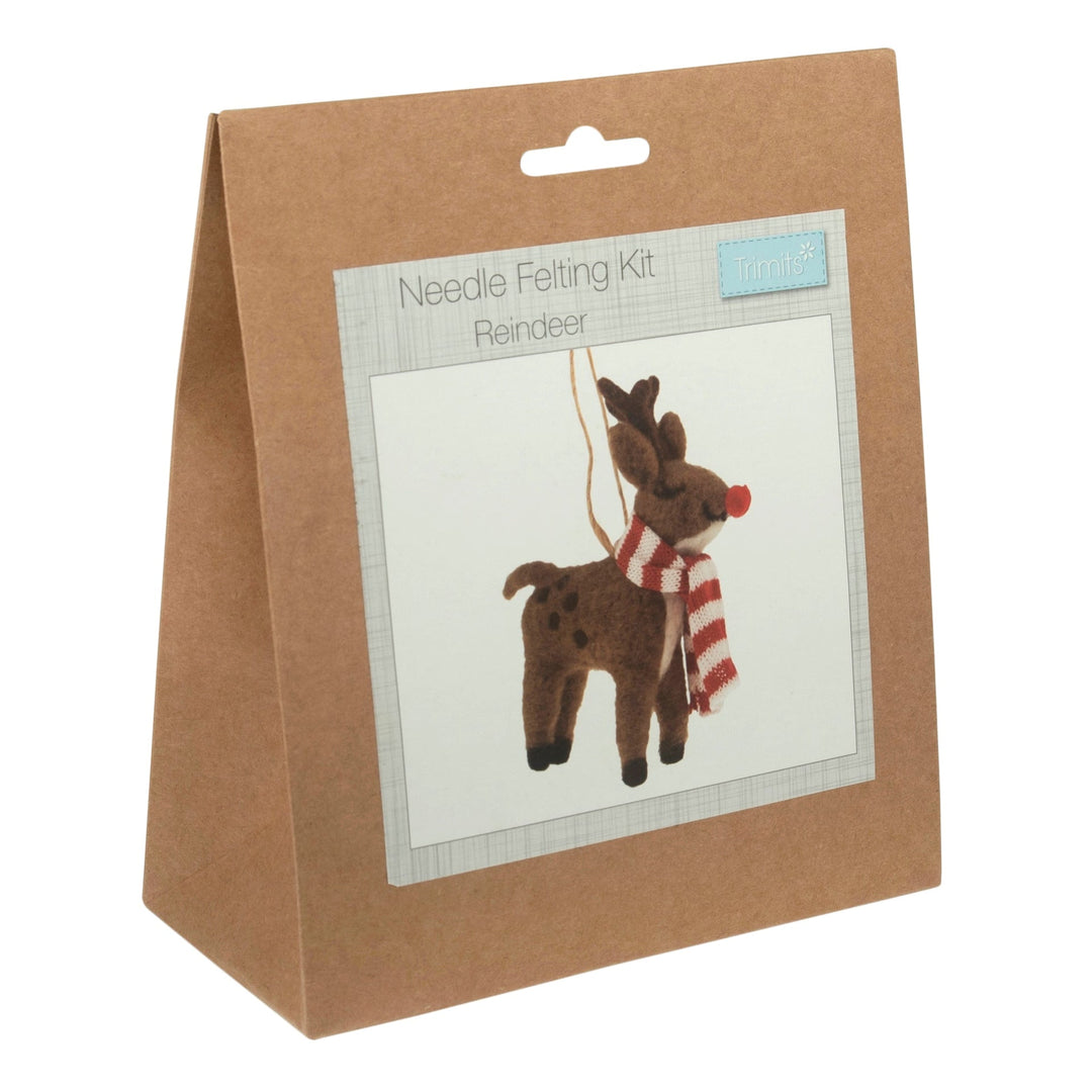 Trimits Make Your Own Needle Felting Christmas decoration craft kit. Stocking filler.