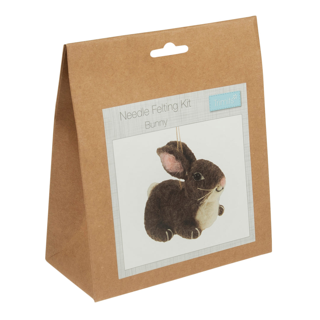 Trimits Make Your Own Animal Needle Felting decoration craft kit. Stocking filler.