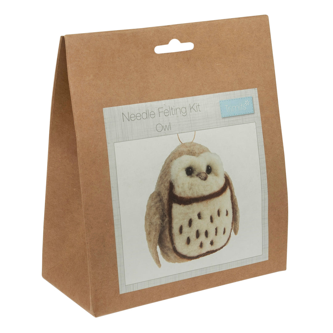 Trimits Make Your Own Animal Needle Felting decoration craft kit. Stocking filler.