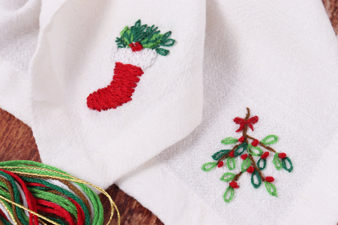 Washable Embroidery Transfer Paper: Christmas: 4 Designs