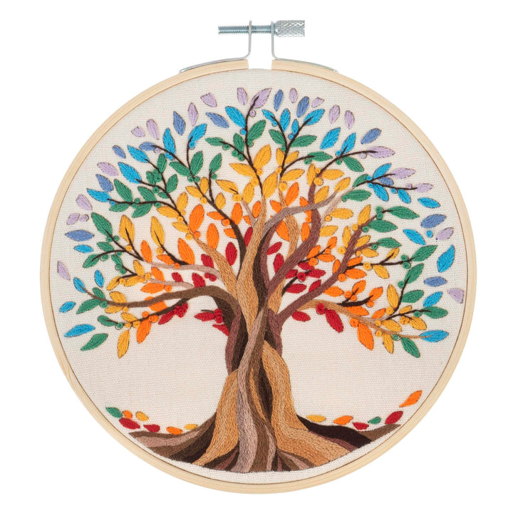 Embroidery Kit with Hoop - Tree of Life