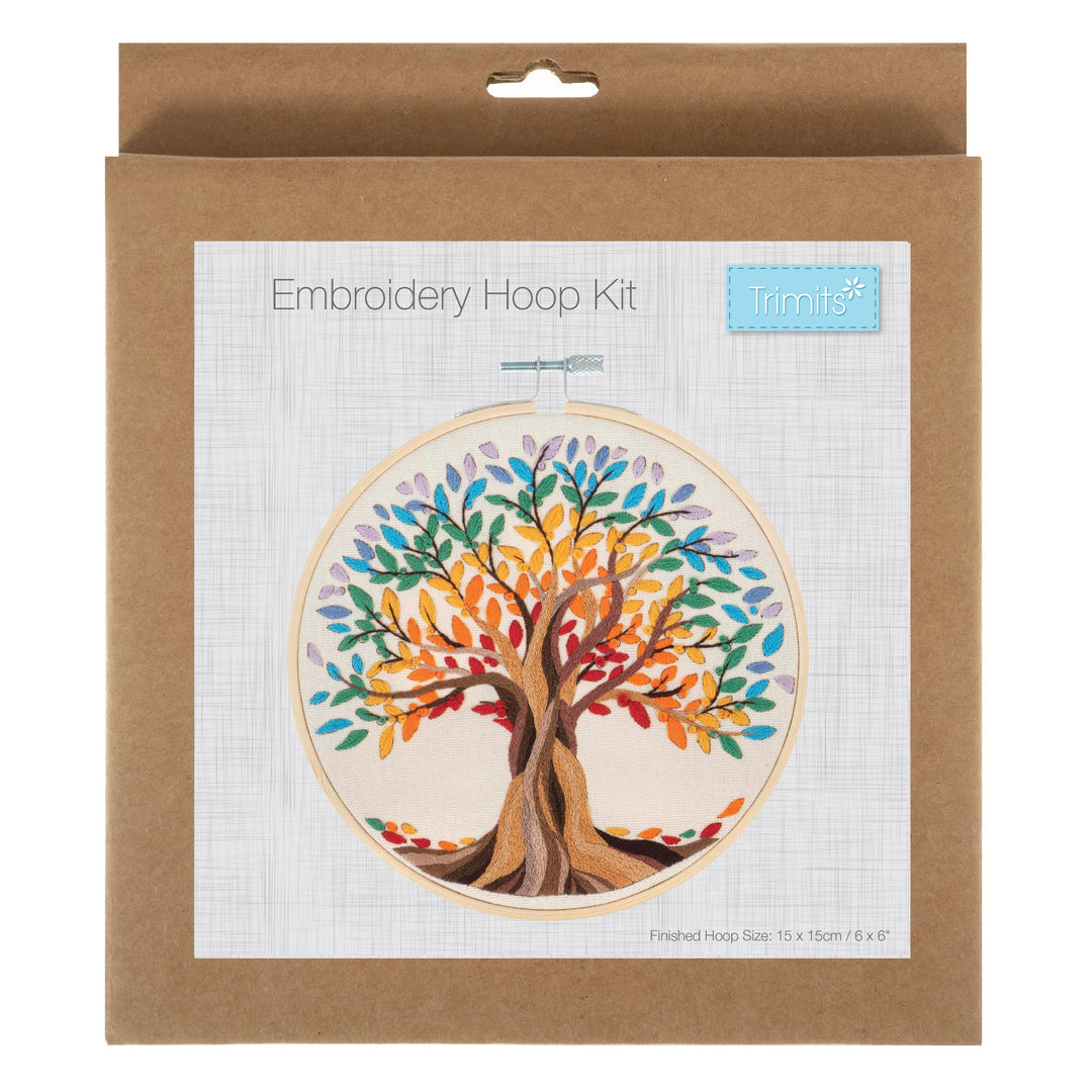 Embroidery Kit with Hoop - Tree of Life