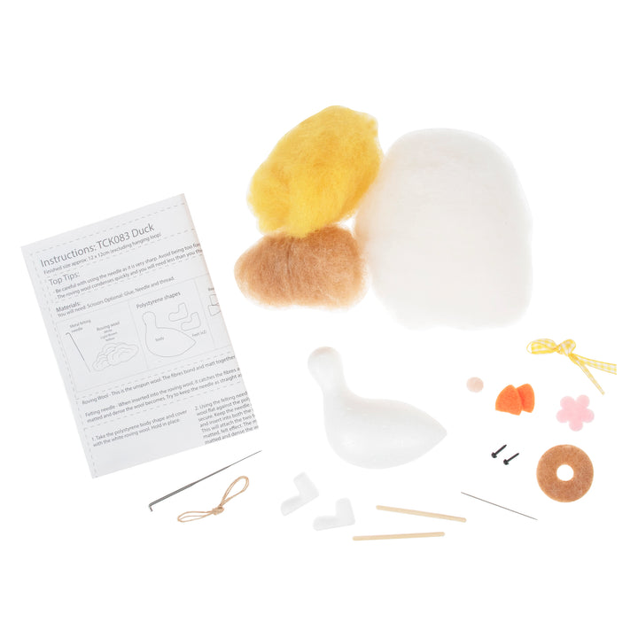 Needle Felting Kit - Duck