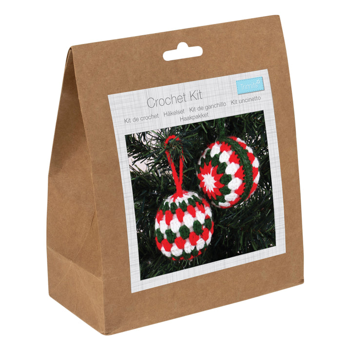 Crochet Kit - Christmas Baubles