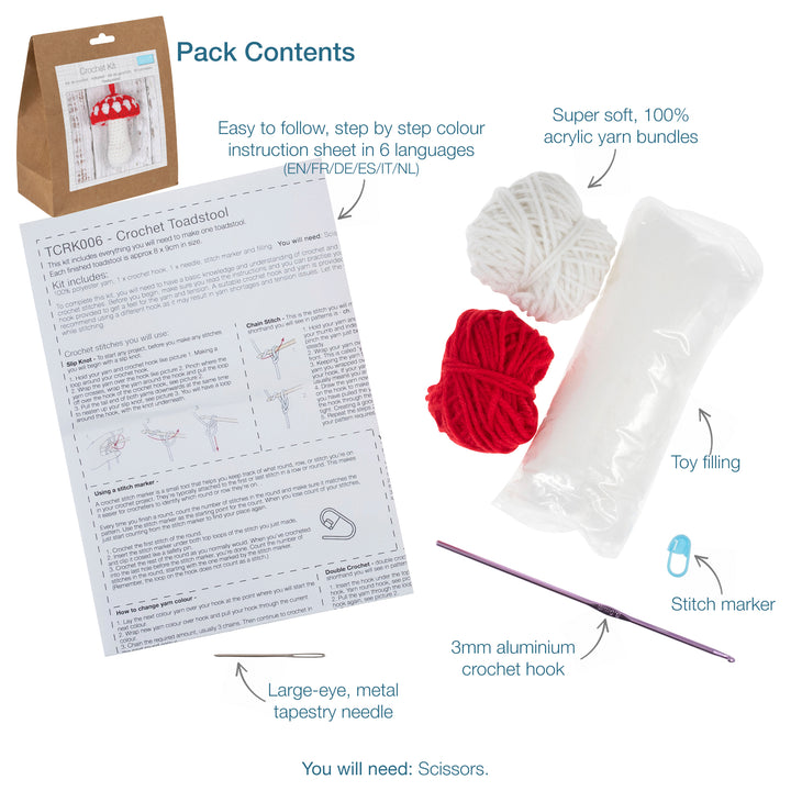 Crochet Kit - Toadstool