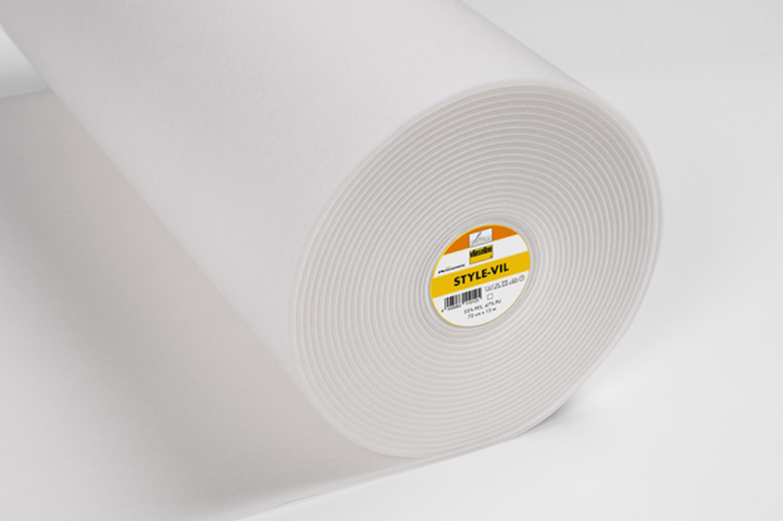 Style-Vil sew in foamed light weight fabric by Vilene 72cm wide. Sold per m